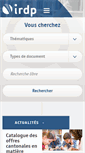 Mobile Screenshot of irdp.ch